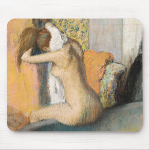 Edgar Degas After the Bath, Woman Drying Neck Mouse Pad