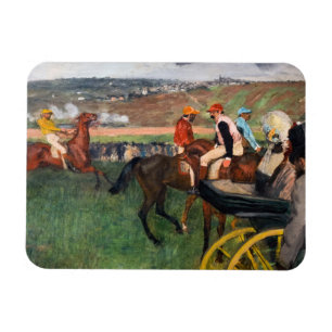 Edgar Degas - At the Races Magnet