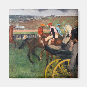 Edgar Degas - At the Races Magnet