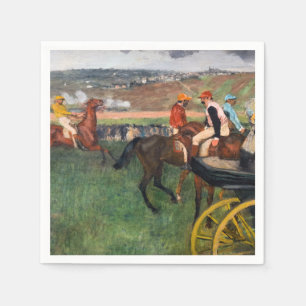Edgar Degas - At the Races Napkin
