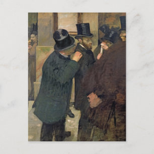 Edgar Degas At the Stock Exchange, c.1878-79 Postcard