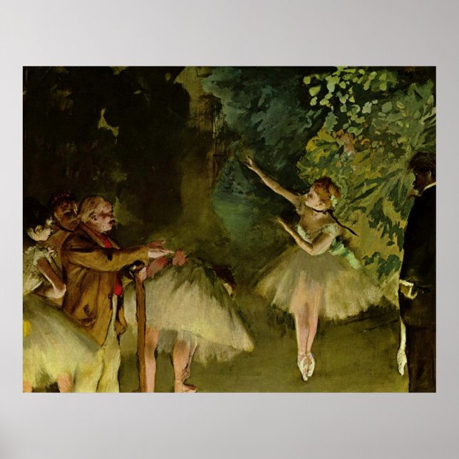 Edgar Degas - Ballet 1875 Dancer Dance girls tutu Poster (Front)