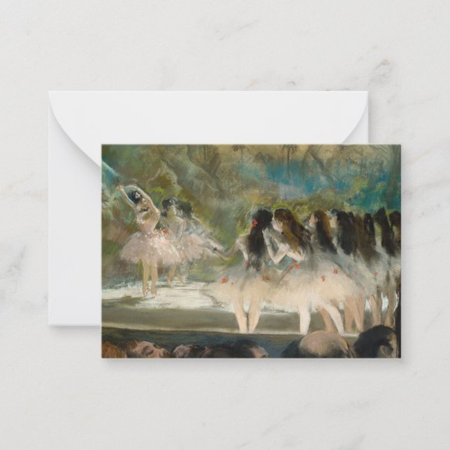 Edgar Degas - Ballet at the Paris Opera Card (Front)