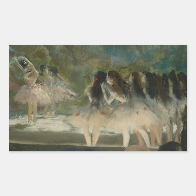 Edgar Degas – Ballet at the Paris Opera Rectangular Sticker (Front)