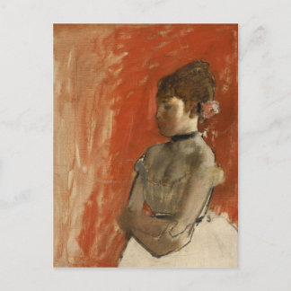 Edgar Degas | Ballet Dancer | New Address Announcement Postcard