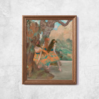Edgar Degas Ballet Dancers Old Famous Art Wall