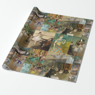 Edgar Degas Ballet Dancers Paintings and Drawings Wrapping Paper