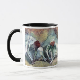 Edgar Degas - Ballet Dancers Tying Shoes Mug