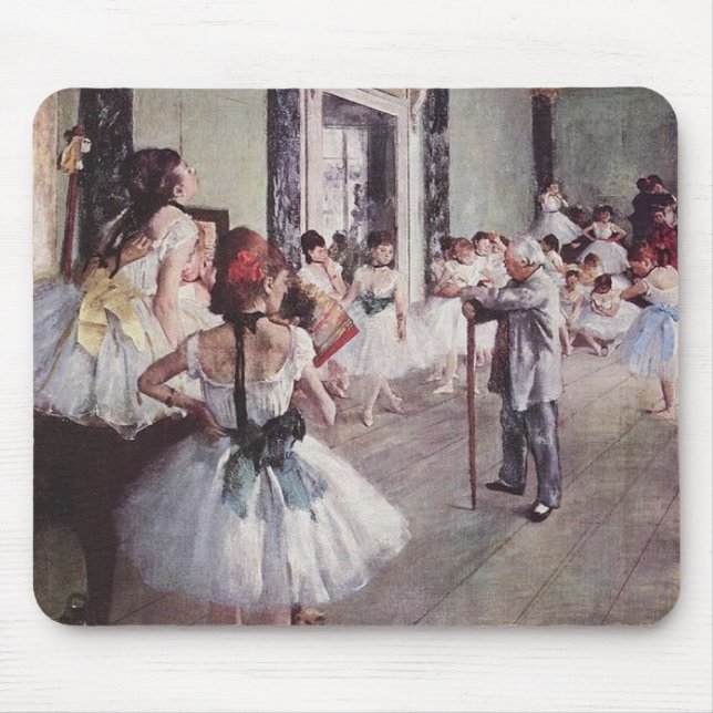 Edgar Degas Ballet Lesson Mouse Pad (Front)