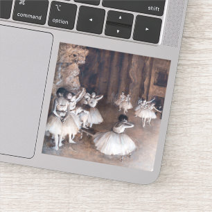 Edgar Degas - Ballet Rehearsal on Stage