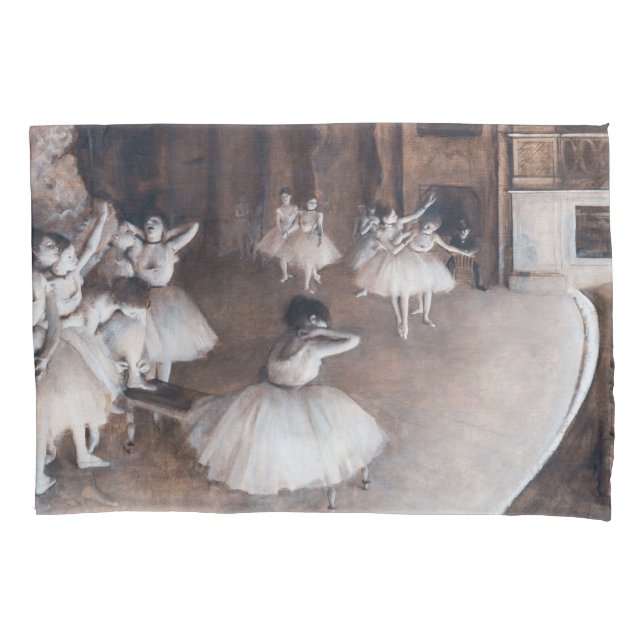 Edgar Degas - Ballet Rehearsal on Stage Pillowcase (Front)