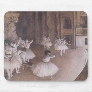 Edgar Degas Ballet Rehearsal on the Stage, 1874 Mouse Pad