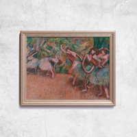 Edgar Degas Ballet Scene Ballerinas Art