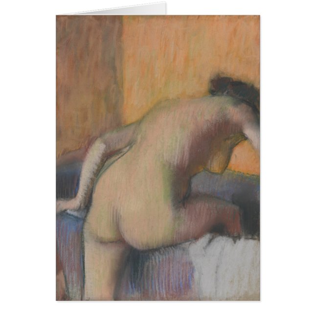 Edgar Degas | Bather Stepping into a Tub (Front)
