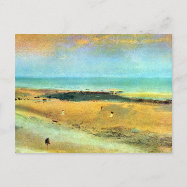 Edgar Degas - Beach at low tide Postcard (Front)