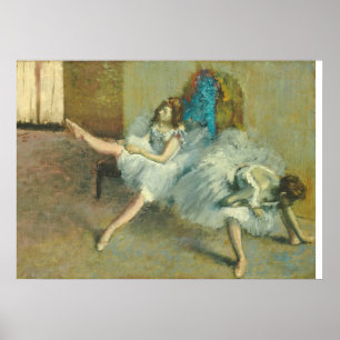 Edgar Degas   Before the Ballet, 1890-1892 Poster
