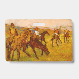 Edgar Degas Before the Race ID Badge