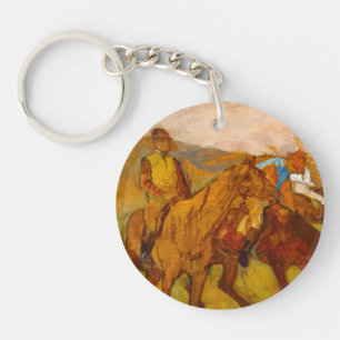 Edgar Degas Before the Race Key Ring