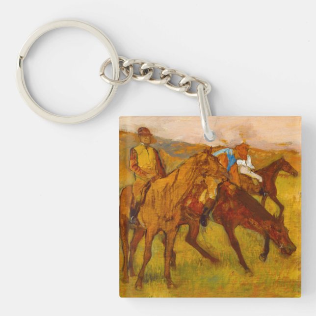 Edgar Degas Before the Race Key Ring (Front)