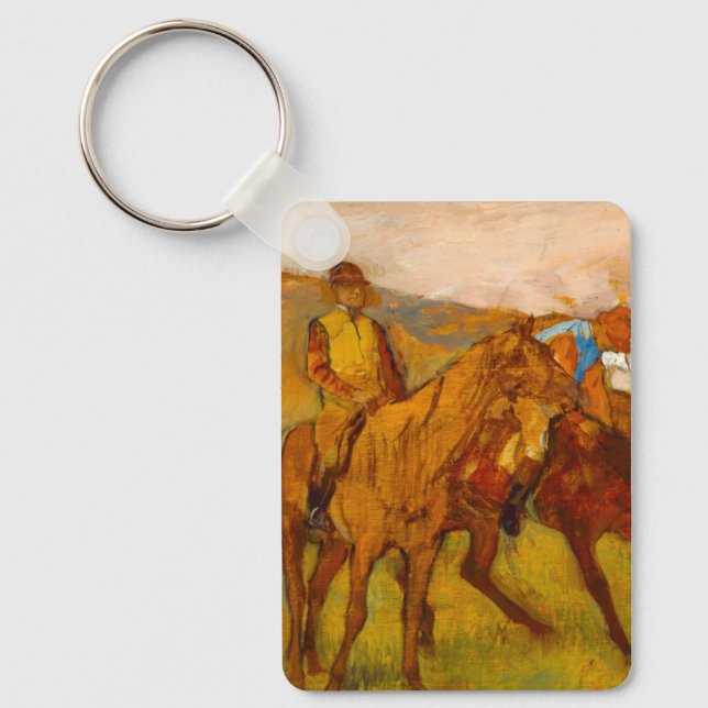 Edgar Degas Before the Race Key Ring (Front)