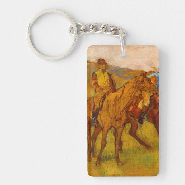 Edgar Degas Before the Race Key Ring (Front)