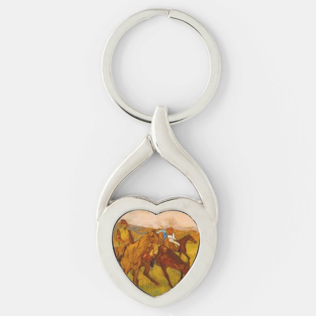 Edgar Degas Before the Race Key Ring (Front)