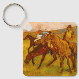 Edgar Degas Before the Race Key Ring