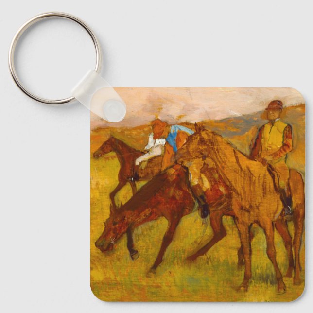 Edgar Degas Before the Race Key Ring (Front)