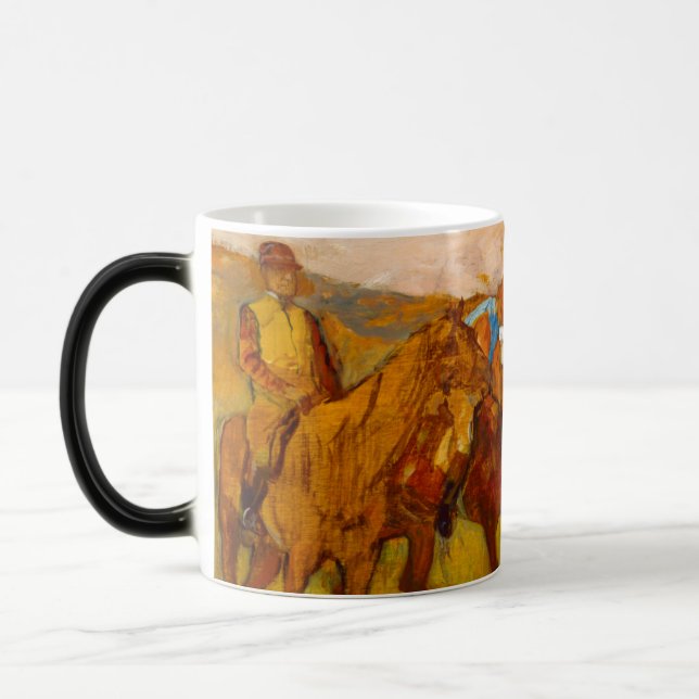 Edgar Degas Before the Race Magic Mug (Left)