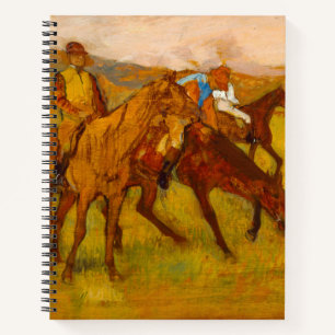 Edgar Degas Before the Race Notebook