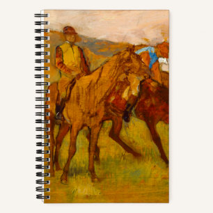Edgar Degas Before the Race Notebook