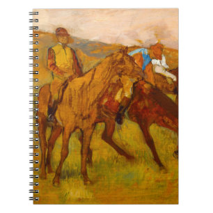 Edgar Degas Before the Race Notebook