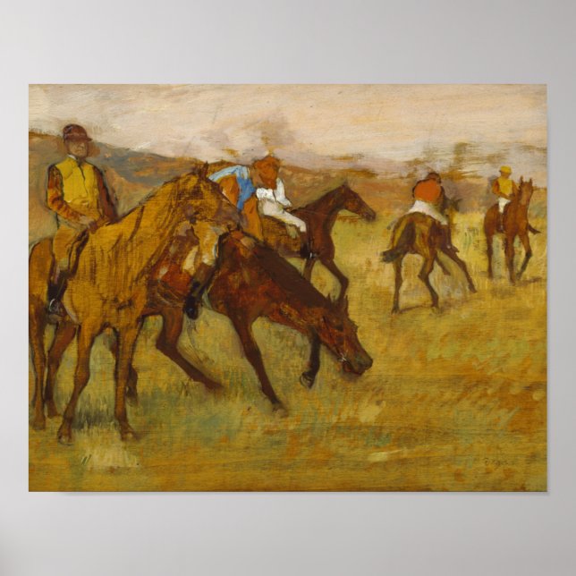 Edgar Degas - Before the Race Poster (Front)