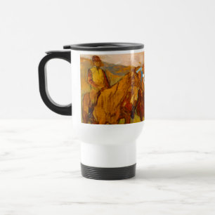 Edgar Degas Before the Race Travel Mug