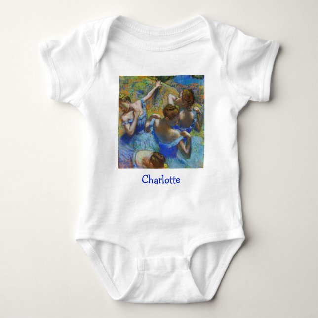 Edgar Degas - Blue Dancers Baby Bodysuit (Front)