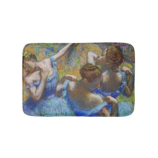 Edgar Degas - Blue Dancers Bath Mat (Front)