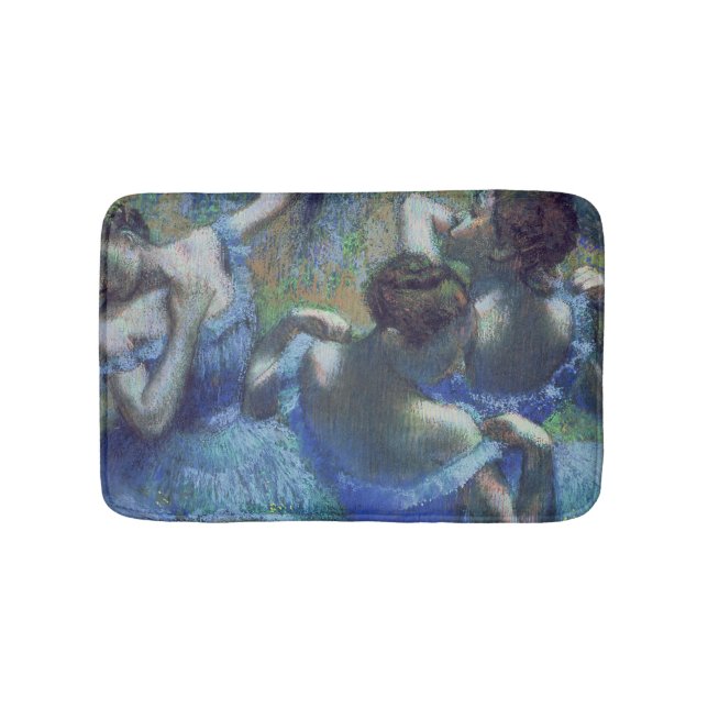 Edgar Degas | Blue Dancers, c.1899 Bath Mat (Front)