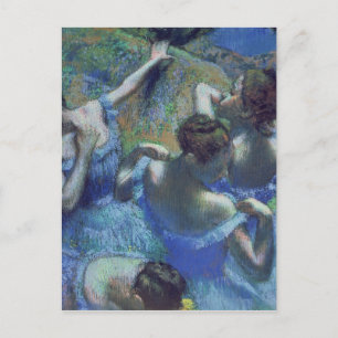 Edgar Degas Blue Dancers, c.1899 Postcard