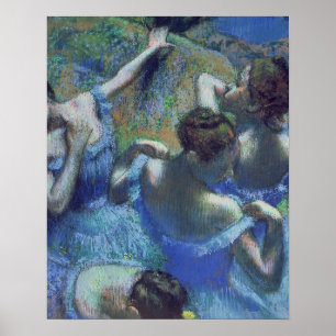 Edgar Degas   Blue Dancers, c.1899 Poster