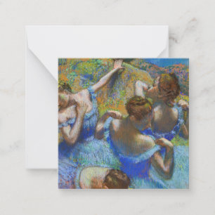 Edgar Degas - Blue Dancers Card