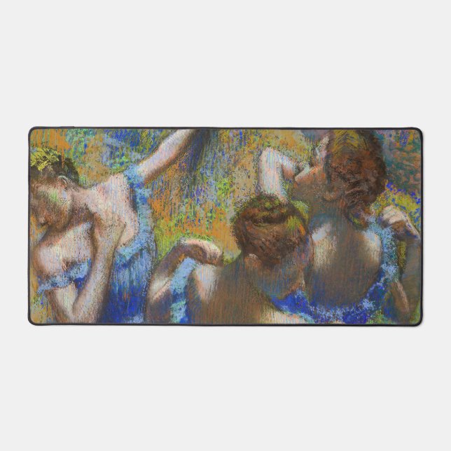 Edgar Degas - Blue Dancers Desk Mat (Front)