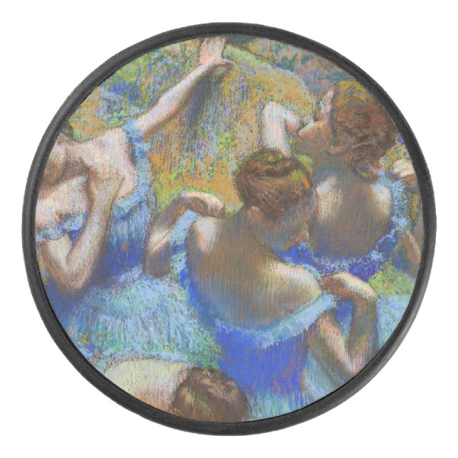 Edgar Degas - Blue Dancers  Hockey Puck (Front)