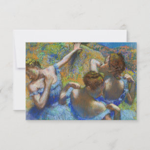 Edgar Degas - Blue Dancers Thank You Card