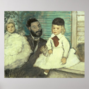 Edgar Degas   Comte Le Pic and his Sons Poster