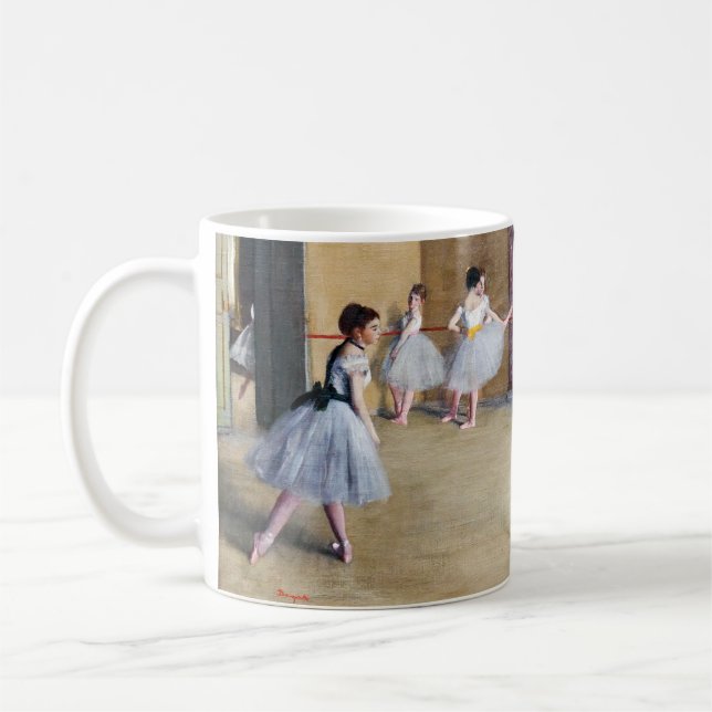Edgar Degas - Dance Foyer, Opera rue Le Peletier Coffee Mug (Left)