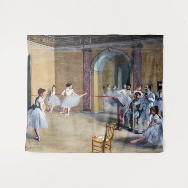Edgar Degas - Dance Foyer, Opera rue Le Peletier Tapestry (Front (Horizontal))