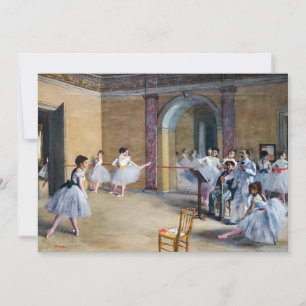 Edgar Degas - Dance Foyer, Opera rue Le Peletier Thank You Card