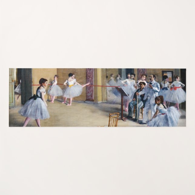 Edgar Degas - Dance Foyer, Opera rue Le Peletier Yoga Mat (Front (Horizontal))