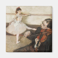 Edgar Degas Dance lesson. Vintage impressionism