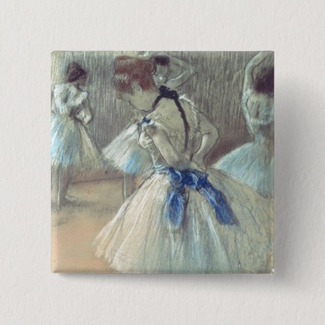 Edgar Degas | Dancer 15 Cm Square Badge (Front)